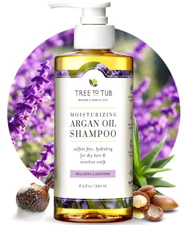 Tree to Tub Lavender Dry Hair Shampoo for Sensitive Scalp - Gentle Hydrating Dry Scalp Shampoo for Women & Men  Moisturizing Sulfate Free Shampoo w/Organic Argan Oil  Chamomile  All Natural Aloe Vera Lavender 8.5 Fl Oz (... - Buy Online on GoSupps.com
