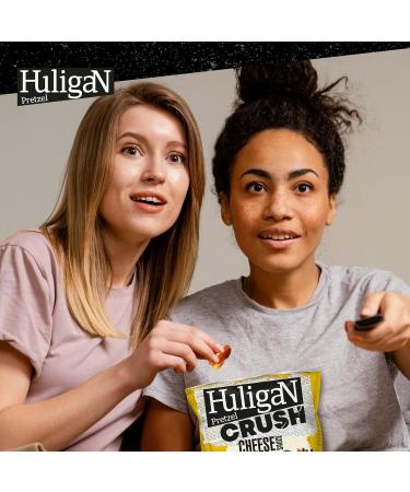HuligaN Pretzel Crush Cheese Sauce Snack 18x65g - Ready to Eat - Buy Online on GoSupps.com
