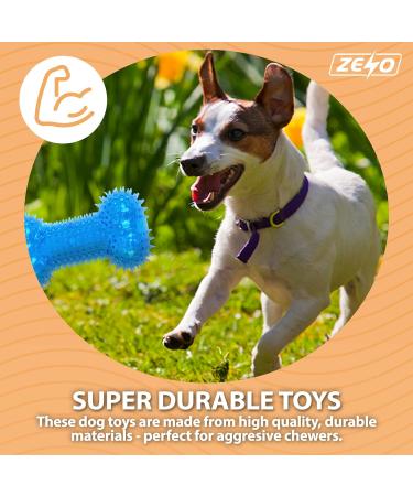 ZENO Dog Toys | Rope Chew Toys for Dogs | Strong Rope Ball & Tug for Teething & Training | Puppy Teething Toys | 100% Natural Cotton | Great for Small Medium & Large Puppies & Adults (18 Pack) - Buy Online on GoSupps.com