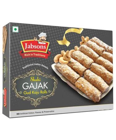 Jabsons 5 Assorted Traditional Sweet Combo - Chikki Til Gud Agra Gud Gajak Gud Kaju Roll Gud Revdi & Chikki Peanut Gud - 400g | International Shipping Available - Buy Online on GoSupps.com