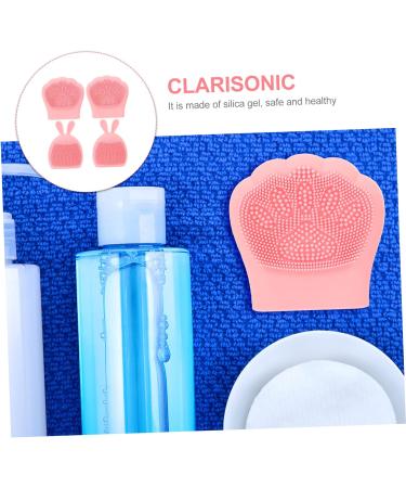 minkissy 24 Pcs Rabbit Ears Facial Brush Body Cleansing Brush Face Cleansing Brush Face Head Scrubber Facial Exfoliator Tool Lady Facial Brush Pink Detergent Miss Cute Silica Gel Light Pinkx6pcs 7.5x7.5cmx6pcs - Buy Online on GoSupps.com