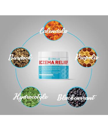 Orellis Organic Calendula & Propolis Eczema Cream for Instant Relief - Fragrance-Free, Dermatitis & Eczema Treatment for Kids & Adults - Buy Online on GoSupps.com
