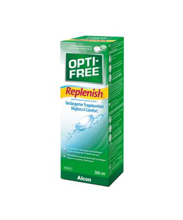 Opti-Free Replenish Contact Lens Solution Single Bottle 1 x 300 ml 1x300 ml Single - Buy Online on GoSupps.com