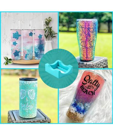 Crafting Tumblers Cup Cradle | Vinyl Holder for Decals | Felt Edge Squeegee Included - Buy Online on GoSupps.com
