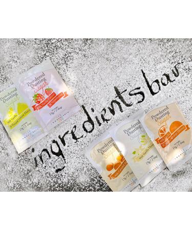 Icing Sugar with Vanilla & Natural Orange Flavour | Multipurpose | Box of 5x 15g Sachets Sugar Vanilla-Orange | 5x Sachets - Buy Online on GoSupps.com