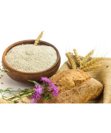 Organic Stoneground Wholemeal Bread Flour-Certified Organic Non-GMO Vegan No Additives No Preservatives Resealable Bag by Thames Organic 1kg - Buy Online on GoSupps.com