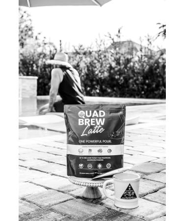 MYCOMedix Quad-Brew Latte Mushroom Coffee Arabica Instant with 4 Functional Mushrooms (Lion s Mane Cordyceps Turkey Tail Chaga) 50 mg Caffeine Focus & Energy Support 1000mg per mushroom per serving - Buy Online on GoSupps.com