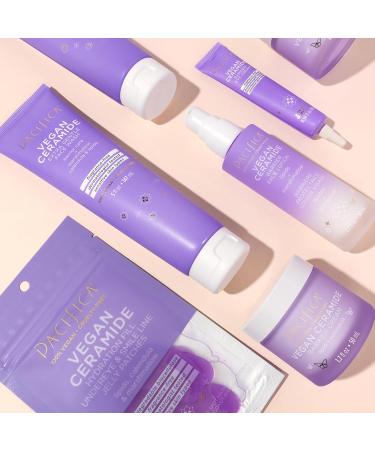 Pacifica Beauty Vegan Ceramide Face Wash & Lotion Set | Cleanser & Moisturizer for Sensitive Skin | Eczema Approved Fragrance-Free Dermatologist Tested - Buy Online on GoSupps.com
