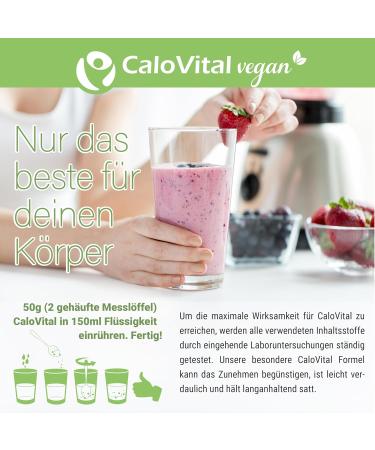  CALOVITAL CaloVital High Calorie Food for Drinking Vegan Drink for Astronauts Carbohydrates Proteins Vitamins and Minerals Highly Dosed 500 g Vanilla - Buy Online on GoSupps.com