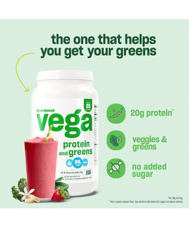 Vega Protein and Greens Vanilla (18 Servings) Plant Based Protein Powder Plus Veggies Vegan Non GMO Pea Protein For Women and Men 526g (Packaging May Vary) Vanilla 18 Servings (Pack of 1) - Buy Online on GoSupps.com