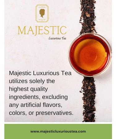 Majestic Tea HIBISCUS TEA Herbal Refreshment| Crimson Tea| Hibiscus Flowers- Full Blooms Caffeine Free | 100% Natural Ingredient Non GMO_ Eco-Conscious (100g) (Pack of 1). - Buy Online on GoSupps.com