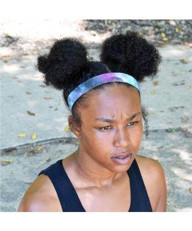 Sweaty Bands Women's Non-Slip Velvet-Lined Headband - Galaxy Print | Workout Hairband - Buy Online on GoSupps.com
