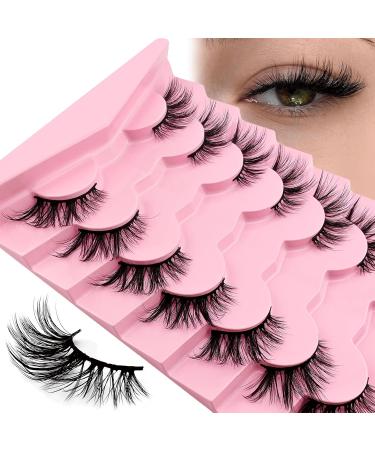 7 Pairs of Half Eyelashes Cat Eye 16 mm Short Cat's Eye Artificial Eyelashes Natural Look 1/2 Corner False Eyelashes Set 3/4 Corner Eyelashes Reusable Lightweight Makeup Eyelashes (1-35) 7P-HF-1-35 - Buy Online on GoSupps.com