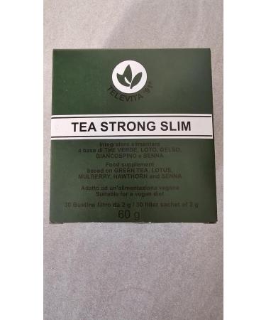  Nat Life TE' VERT FORTE STRONG ANTI-ADIPOSI 30 sachets detoxifying laxative packaging in Italian and English - Buy Online on GoSupps.com