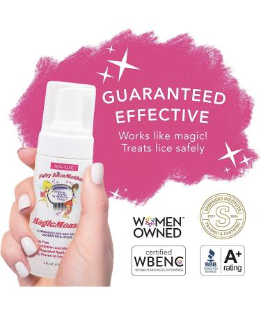 Fairy LiceMothers MagicMousse 4 oz - Sulfate & Pesticide-Free Head Lice Treatment - Buy Online on GoSupps.com