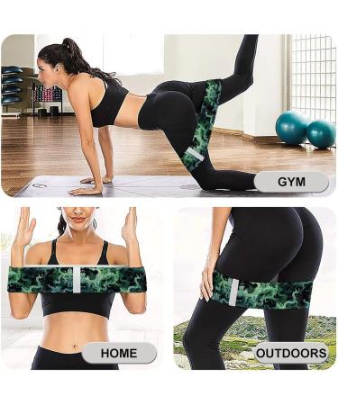 Shop High-Quality Resistance Bands | Moss Image Printed Fabric Exercise Bands for Effective Workouts - Buy Online on GoSupps.com