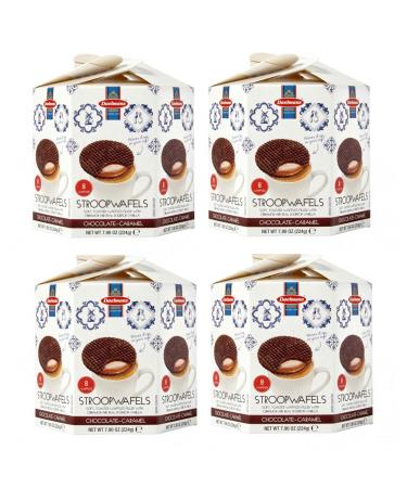 Daelmans Stroopwafel, Chocolate-Caramel 7.9 OZ (224g) Hex - (Pack of 4)