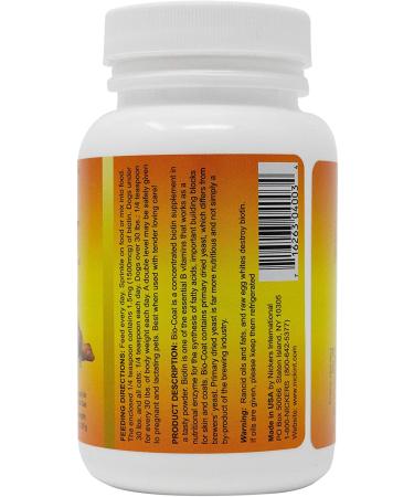 Nickers Bio Coat Biotin Supplement - 3 oz | Promotes Healthy Skin & Coat - Buy Online on GoSupps.com