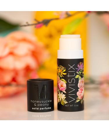 Solid Perfume Stick | Honeysuckle + Peony scent 0.5 Ounce (Pack of 1) - Buy Online on GoSupps.com