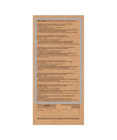 Langwater Alpine Blend Minerals Mix - Magnesium & Potassium for Water Remineralization | Fresh Taste & Easy Application | 2 Pack - International Shipping - Buy Online on GoSupps.com