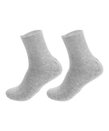Beaupretty moisturizing for socks socks for m Nner kn 2PCs crew socks sporty socks smell control socks m Nner (gray) moisturizing gel socks 40x13cm light gray