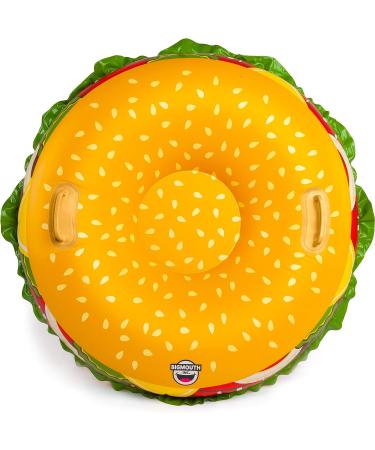 BigMouth Inc. Snow Tube  Inflatable Sleds for Kids and Adults  Heavy Duty PVC Giant Cheeseburger - Buy Online on GoSupps.com