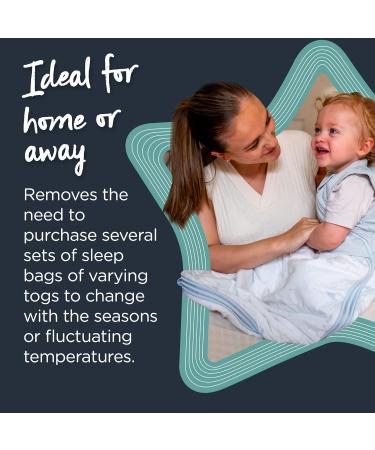 Tommee Tippee All-Season Newborn Sleeping Bag | Grobag with Dual-Tog Design | Hip-Healthy & Aloe-Infused | 0-6 Months - Buy Online on GoSupps.com