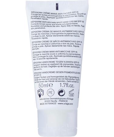 D piderm Anti-Brown Spot Hand Cream SPF 15 - 50ml | Best International Shipping - Buy Online on GoSupps.com