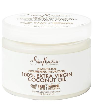 Sheamoisture Head-to-Toe Nourishing Hydration for Dry Skin 100% Virgin Coconut Oil Paraben Free Skin Care 10.5 oz Coconut 10.5 Fl Oz (Pack of 1) - Buy Online on GoSupps.com