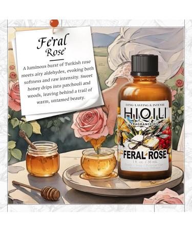 HIQILI 30ML Sandalwood Essential Oil & 30ML Feral Rose Fragrance Oil for DIY Diffuser - Buy Online on GoSupps.com