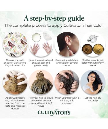 Cultivator's Organic Herbal Hair Colour Golden Brown 100g - Buy Online on GoSupps.com