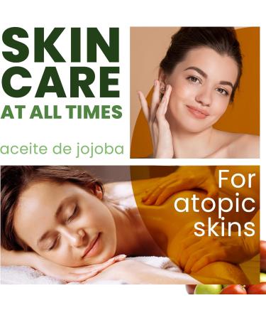 Organic Jojoba Oil Pure & Natural: Your All-in-One Beauty Essential! Face Serum Eye Contour Hair Oil Beard Oil Eyelashes Serum Nail Cuticle Oil 500 ml - Buy Online on GoSupps.com