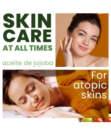 Organic Cold Pressed Jojoba Oil 250ml | Anti-Aging Facial & Body Oil | Hair Skin & Beard Care Natural Moisturizer - Buy Online on GoSupps.com