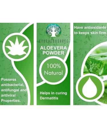 Aloe Vera Leaf Powder 200g - 100% Pure & Natural Aloevera Vegan Non-GMO - Best Skin Moisturizer - Buy Online on GoSupps.com
