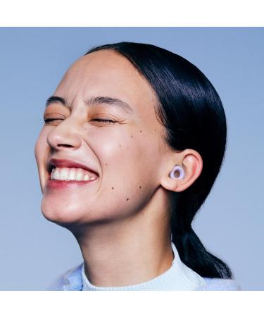 Loop Quiet Earplugs for Sleeping - Soft Reusable Silicone Hearing Protection with 8 Attachments (XS/M/L) - SNR 24DB & NRR 14 - Perfect for Travel & Concentration - Violet - Buy Online on GoSupps.com