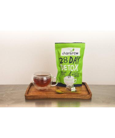 Charbrew 28 Day Detox Duo - Night & Day Time Tea - Buy Online on GoSupps.com