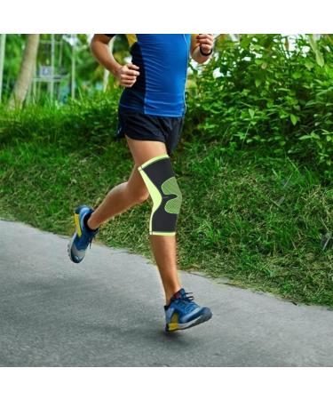 Shop Breathable Outdoor Sports Knee Pads for Football & Basketball | Mid Length Support & Protection - Perfect for Running & Cycling - Buy Online on GoSupps.com