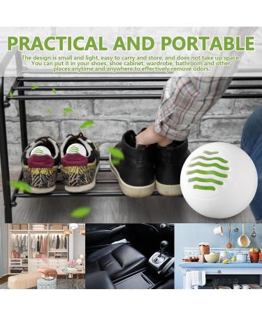 Deodorizer Balls | Portable Odor Absorber Odor Remover - Reusable Sneaker Odor Eliminator Eco-Friendly Household Shoe Odor Remover for Refreshing Sneaker Klufo - Buy Online on GoSupps.com