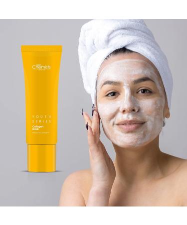 Buy Skin Chemists Collagen Mask 50ml - Anti-Aging Collageneer & Acacia Collagen for Plump Moist & Youthful Skin - Buy Online on GoSupps.com