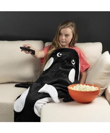 XXL Whale Blanket & Sleeping Bag | Super Soft Flannel Cuddly Blanket for Adults & Teens | Perfect Gift for Whale Lovers - Buy Online on GoSupps.com