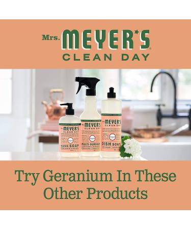 Mrs. Meyer's Clean Day Hand Soap 12.5 fl oz - Geranium Essential Oils, Biodegradable Formula - Pack of 3 - Buy Online on GoSupps.com