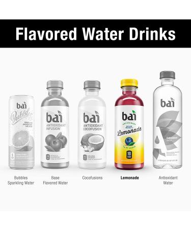 Bai Flavored Water Burundi Blueberry Lemonade - Antioxidant Infused 18oz Bottles (Pack of 12) - Buy Online on GoSupps.com