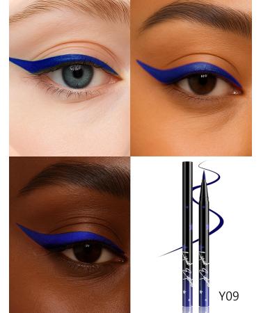 bark Erinde Blue Liquid Eyeliner Waterproof & SmudgeProof QuickDrying & LongLasting Highly Pigmented for Precise Eyeliner MultiPurpose Eyeliner Pen for Halloween Carnival & Cosplay 09 - Buy Online on GoSupps.com