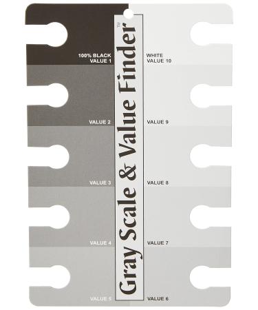 Color Wheel 245557 3505 Gray Scale and Value Finder Black/White - Buy Online on GoSupps.com