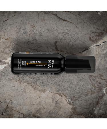 BY MIA Beard Oil Rejuvenation 60ml | Argan Oil Tea Tree Vitamin E | All Hair & Skin Types | Nourishes & Hydrates | Promotes Growth & Health | Gentle Formula - Buy Online on GoSupps.com