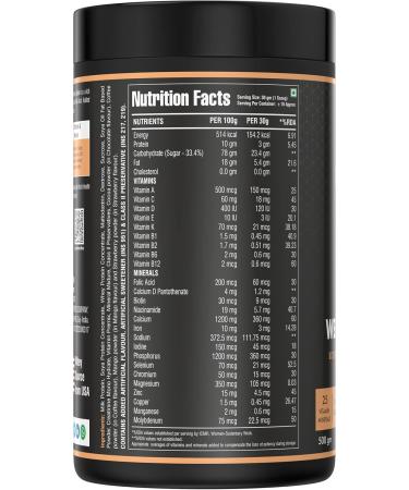 Dr. Nutra Women's Weight Gainer - Increase Breast Muscle & Gain Weight | 500g Chocolate Flavor - Buy Online on GoSupps.com