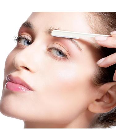 10-Piece Eyebrow Razor Set for Women | Facial Shaver & Brow Shaper - Black & White Trimmers - Buy Online on GoSupps.com