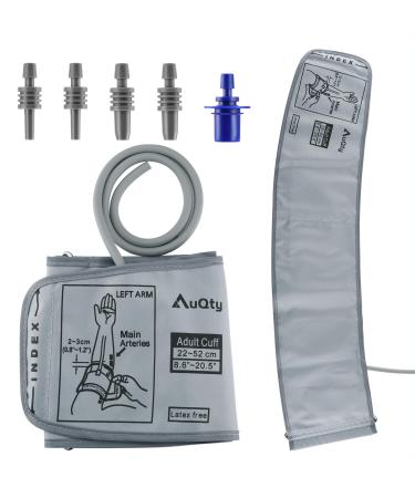9-21 Inches XXL Blood Pressure Cuff Arm - Adult Larger Blood Pressure Cuff (22-52cm) with 5 Connectors Replacement Cuff Compatible with Other Brands Cuff(BP Cuff Included Only) Extra Large Ultra