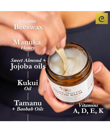 Eavara Grass-Fed Beef Tallow Balm for Eczema & Psoriasis - Safe for Dry & Sensitive Skin, Moisturizing Cream with Manuka Honey, Jojoba Oil, & Beeswax - Use on Face and Body - Buy Online on GoSupps.com