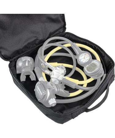 Cressi 90 Regulator Bag - Black/Black | Durable Dive Gear Storage Solution - Buy Online on GoSupps.com